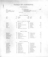 Table of Contents, Spencer County 1879 Microfilm